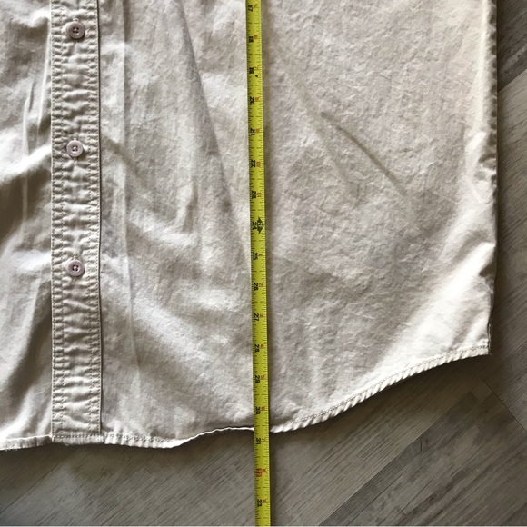 Mens Spellout Harley Davidson Mechanic Short Sleeve Button Up Navy/Tan 2XL - Picture 9 of 9